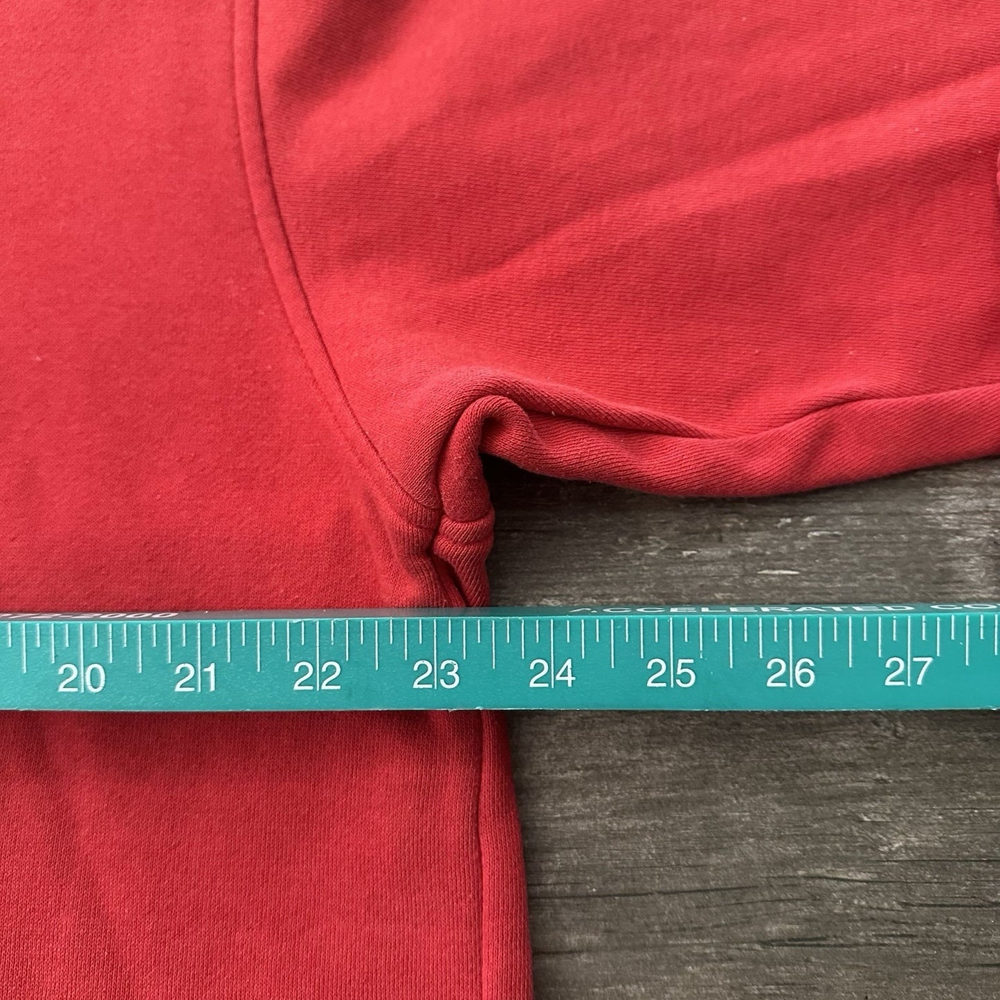 VTG NIKE PULLOVER RED GREY 1/2 SWEATSHIRT HOODIE SZ M KANGAROO POUCH Yesterday's Fits Clothing Fashion Vintage Streetwear Fashion Item