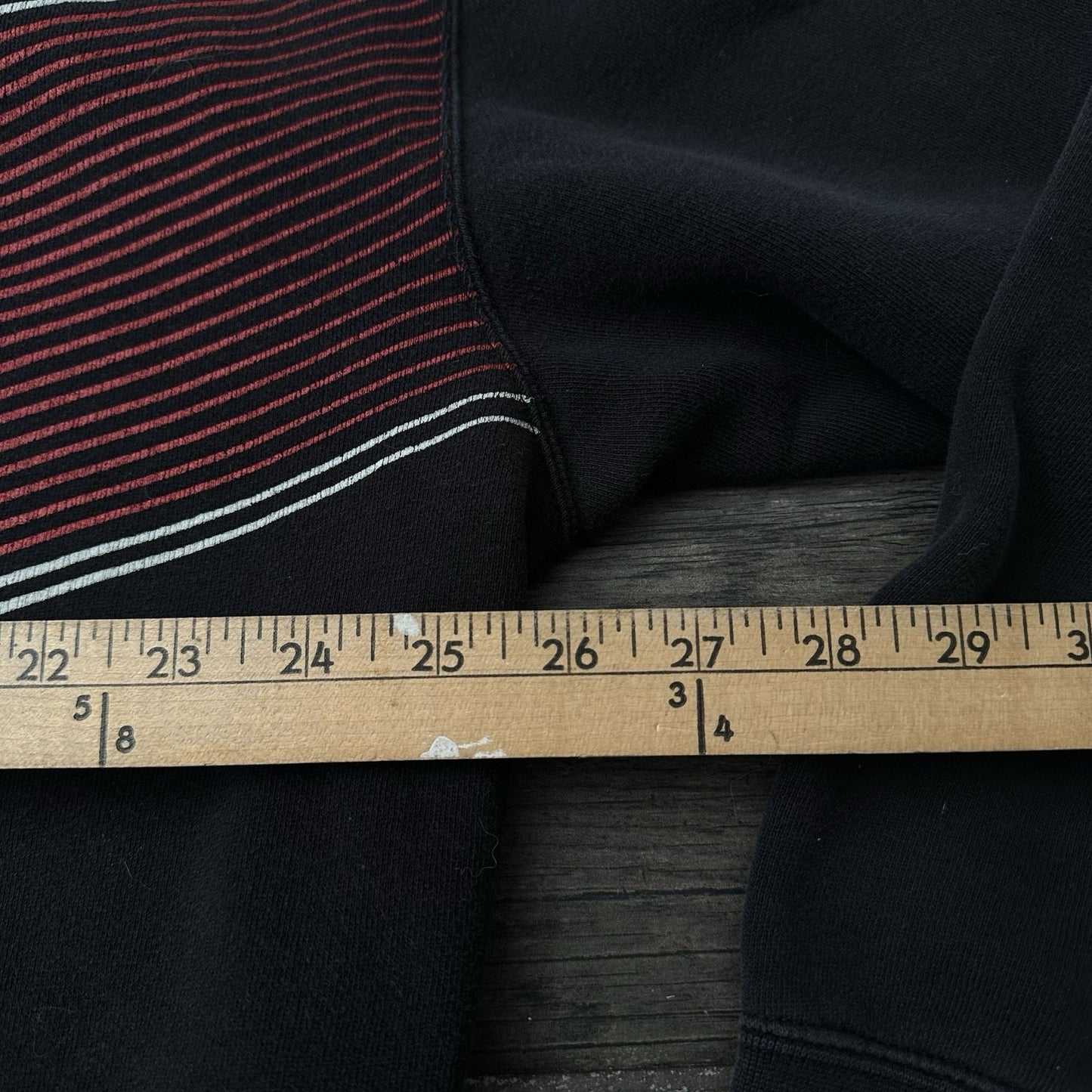 Y2K FOX RACING BLACK RED PULLOVER HOODIE SWEATSHIRT SZ 2XL DISTRESSED