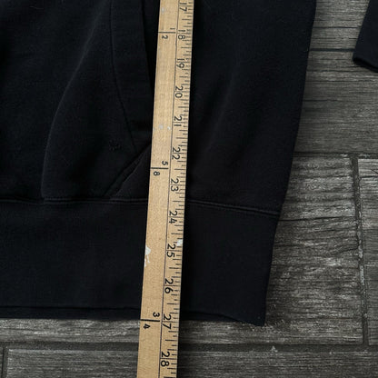 Y2K FOX RACING BLACK RED PULLOVER HOODIE SWEATSHIRT SZ 2XL DISTRESSED