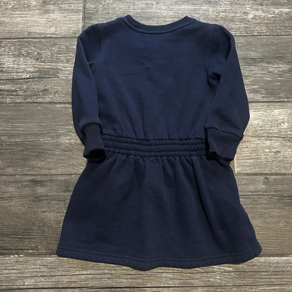 POLO RALPH LAUREN BEAR SWEATSHIRT SWEATER-DRESS SZ GIRLS 2 NAVY BLUE Yesterday's Fits Clothing Fashion Vintage Streetwear Fashion Item
