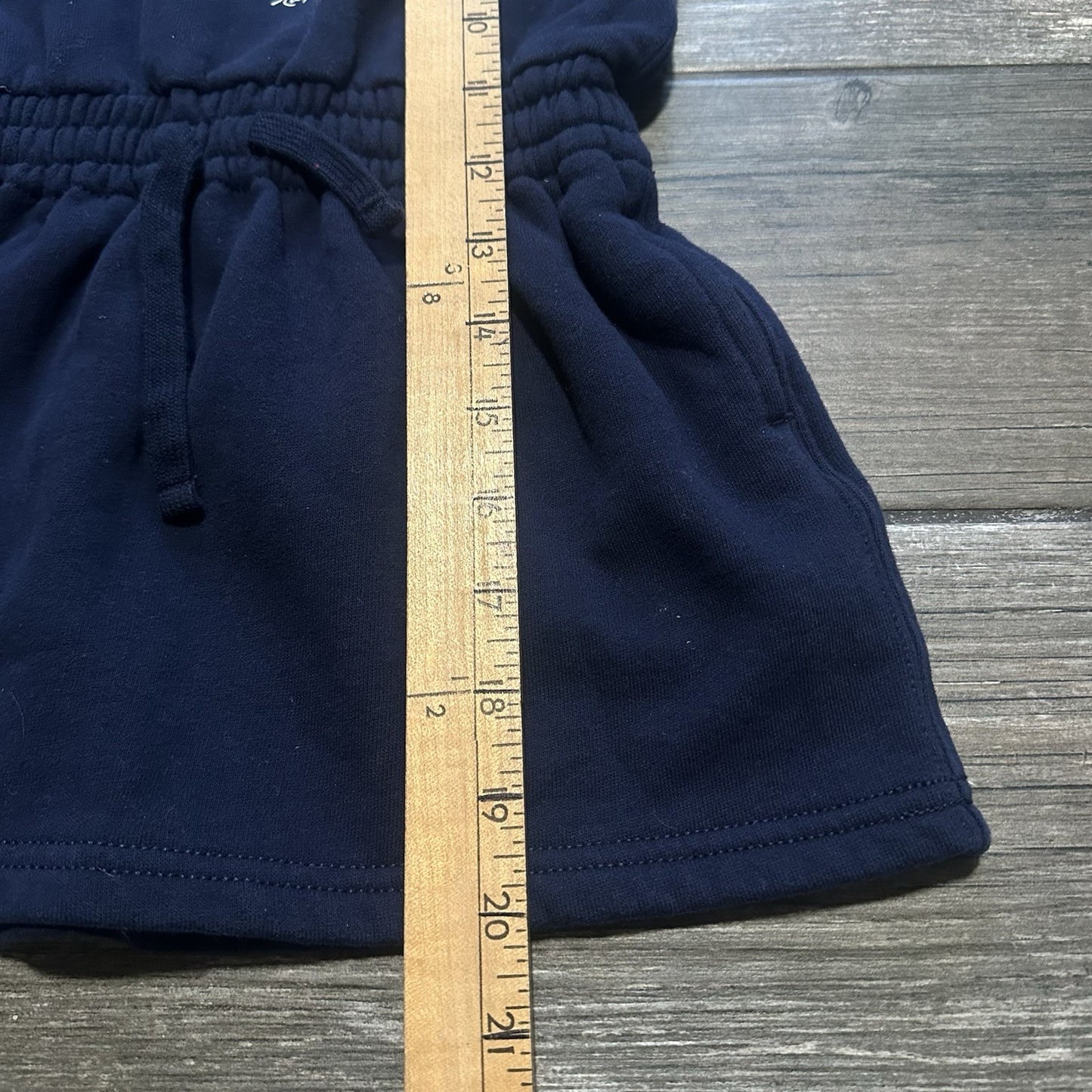 POLO RALPH LAUREN BEAR SWEATSHIRT SWEATER-DRESS SZ GIRLS 2 NAVY BLUE Yesterday's Fits Clothing Fashion Vintage Streetwear Fashion Item