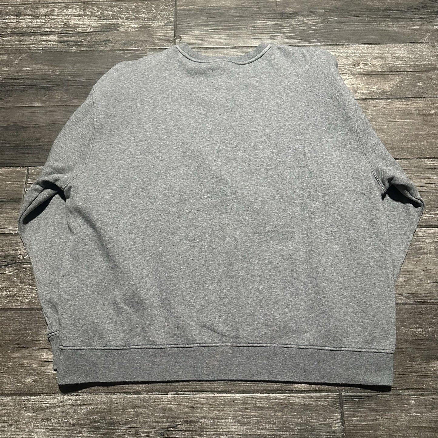 AIR JORDAN HEATHER GRAY CHRISTMAS SWEATSHIRT PULLOVER BASKETBALL XXL PLAID LOGO Yesterday's Fits Clothing Fashion Vintage Streetwear Fashion Item