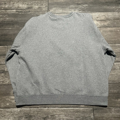 AIR JORDAN HEATHER GRAY CHRISTMAS SWEATSHIRT PULLOVER BASKETBALL XXL PLAID LOGO Yesterday's Fits Clothing Fashion Vintage Streetwear Fashion Item