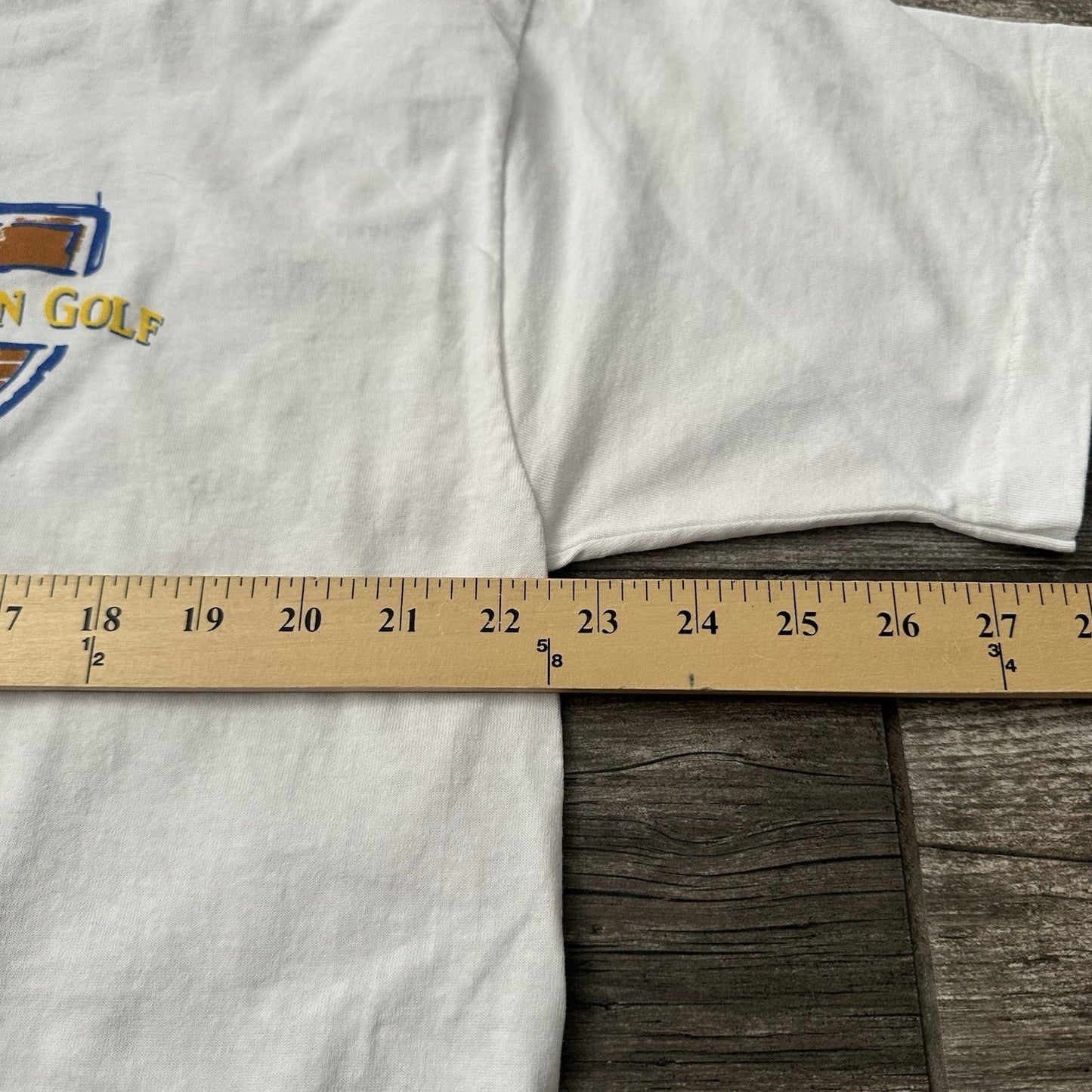 VTG AMERICAN GOLF WHITE CLASSIC GRAPHIC T-SHIRT PROMO SZ XL ART TEE Yesterday's Fits Clothing Fashion Vintage Streetwear Fashion Item