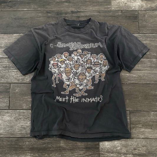 VTG 2000 SUMMER SANITARIUM METALLICA KORN THRASHED DISTRESSED T-SHIRT FADED XL Yesterday's Fits Clothing Fashion Vintage Streetwear Fashion Item