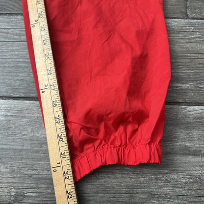 VTG 90s MARLBORO WINDBREAKER JOGGER STYLE TRACK PANTS RED PROMO SZ L Yesterday's Fits Clothing Fashion Vintage Streetwear Fashion Item