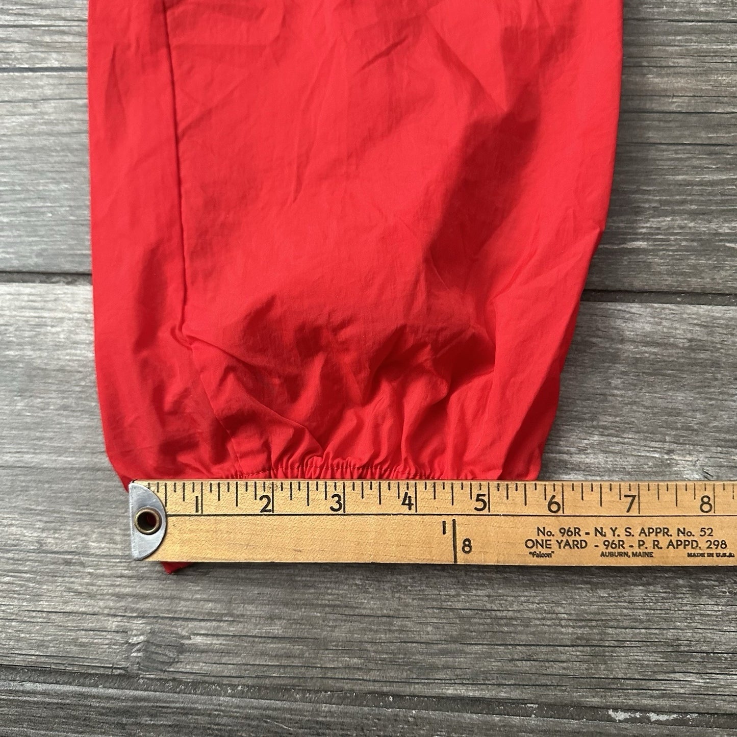 VTG 90s MARLBORO WINDBREAKER JOGGER STYLE TRACK PANTS RED PROMO SZ L Yesterday's Fits Clothing Fashion Vintage Streetwear Fashion Item