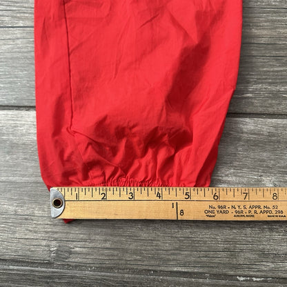VTG 90s MARLBORO WINDBREAKER JOGGER STYLE TRACK PANTS RED PROMO SZ L Yesterday's Fits Clothing Fashion Vintage Streetwear Fashion Item
