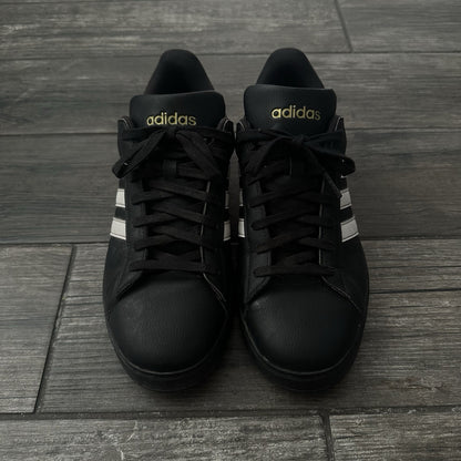ADIDAS GRAND COURT 2.0 BLACK WHITE SZ 10 NO BOX MEN SNEAKERS AJR0546