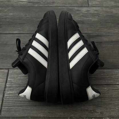 ADIDAS GRAND COURT 2.0 BLACK WHITE SZ 10 NO BOX MEN SNEAKERS AJR0546