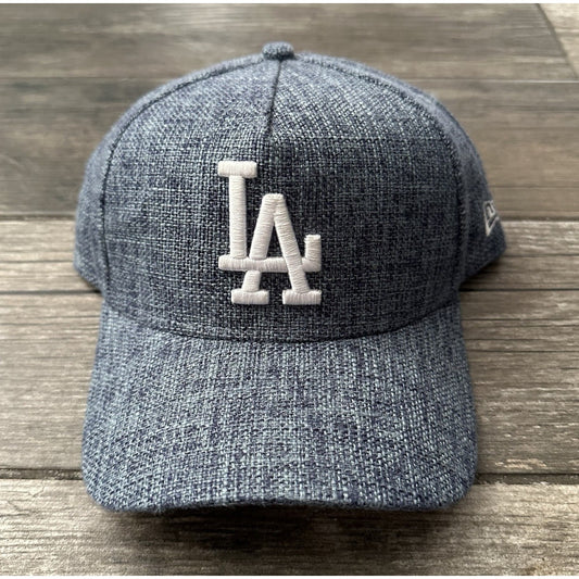 NEW ERA 990 LOS ANGELES DODGERS HEMP BLUE WHITE SNAPBACK BASEBALL HAT LA Yesterday's Fits Clothing Fashion Vintage Streetwear Fashion Item