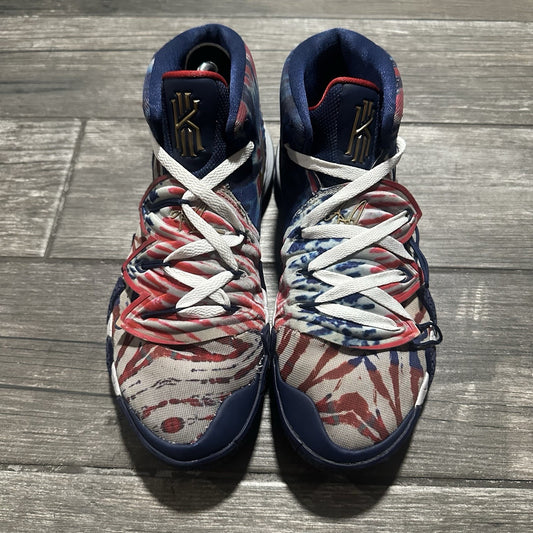 NIKE KYRIE KYBRID S2 USA RED WHITE BLUE BASKETBALL SNEAKERS SZ 10 CQ9323-400 Yesterday's Fits Clothing Fashion Vintage Streetwear Fashion Item