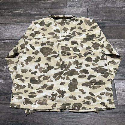 NWT $120 THE NORTH FACE EASY PACKABLE CAMO WINDBREAKER JACKET TAN SZ L COACHES Yesterday's Fits Clothing Fashion Vintage Streetwear Fashion Item