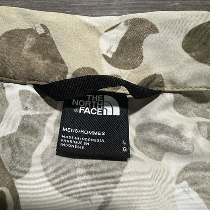 NWT $120 THE NORTH FACE EASY PACKABLE CAMO WINDBREAKER JACKET TAN SZ L COACHES Yesterday's Fits Clothing Fashion Vintage Streetwear Fashion Item