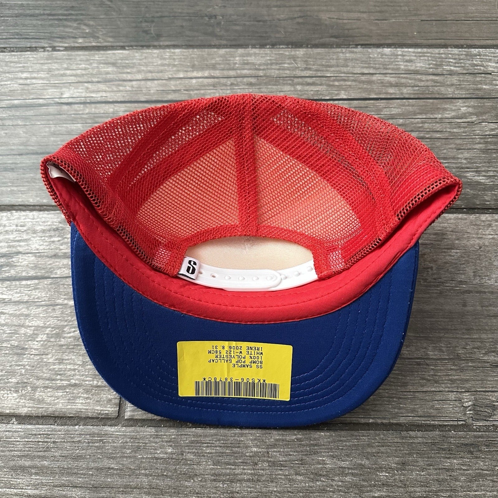SAMPLE Y2K STUSSY ICECREAM POPSICLE RED WHITE BLUE TRUCKER SNAPBACK HAT NEW Yesterday's Fits Clothing Fashion Vintage Streetwear Fashion Item