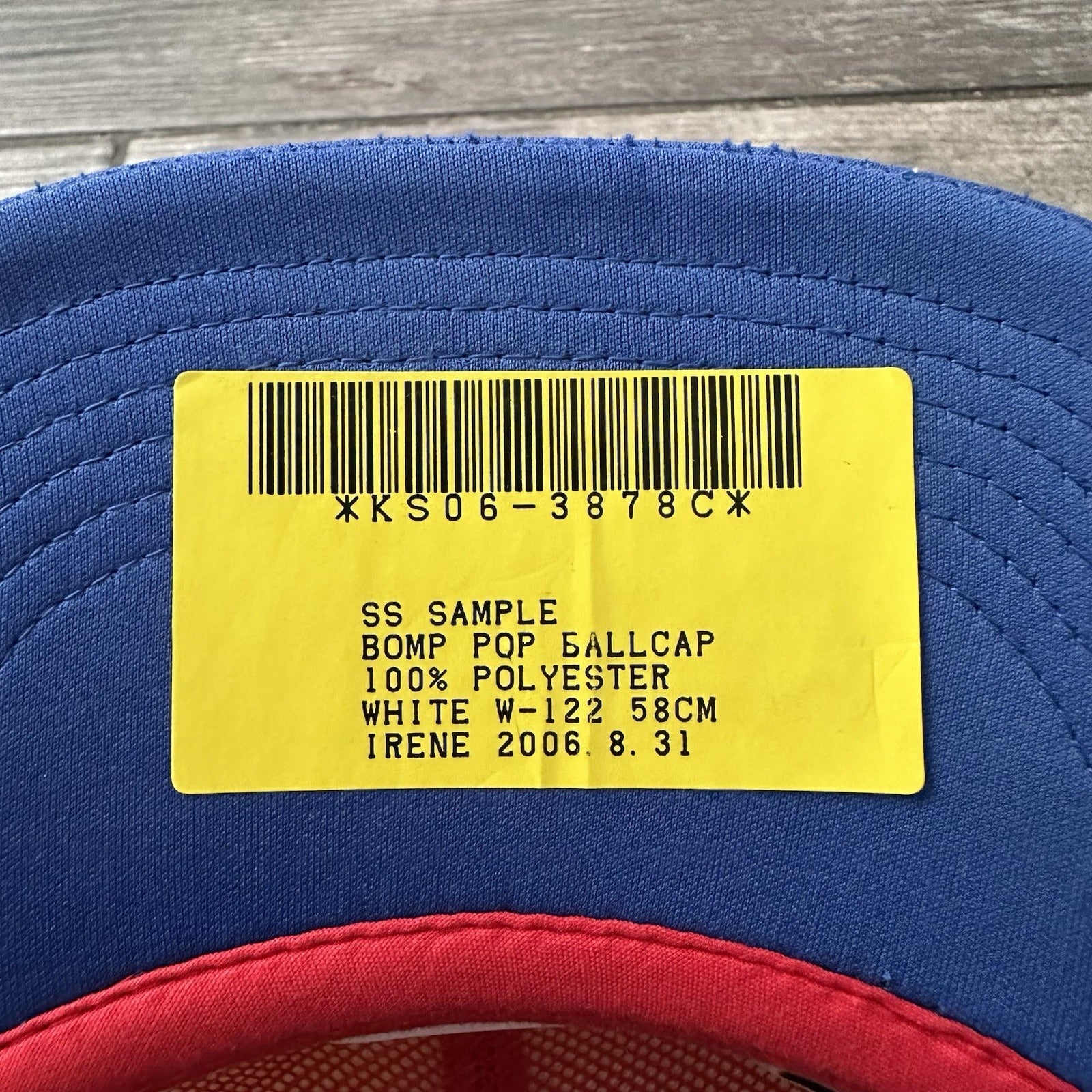 SAMPLE Y2K STUSSY ICECREAM POPSICLE RED WHITE BLUE TRUCKER SNAPBACK HAT NEW Yesterday's Fits Clothing Fashion Vintage Streetwear Fashion Item