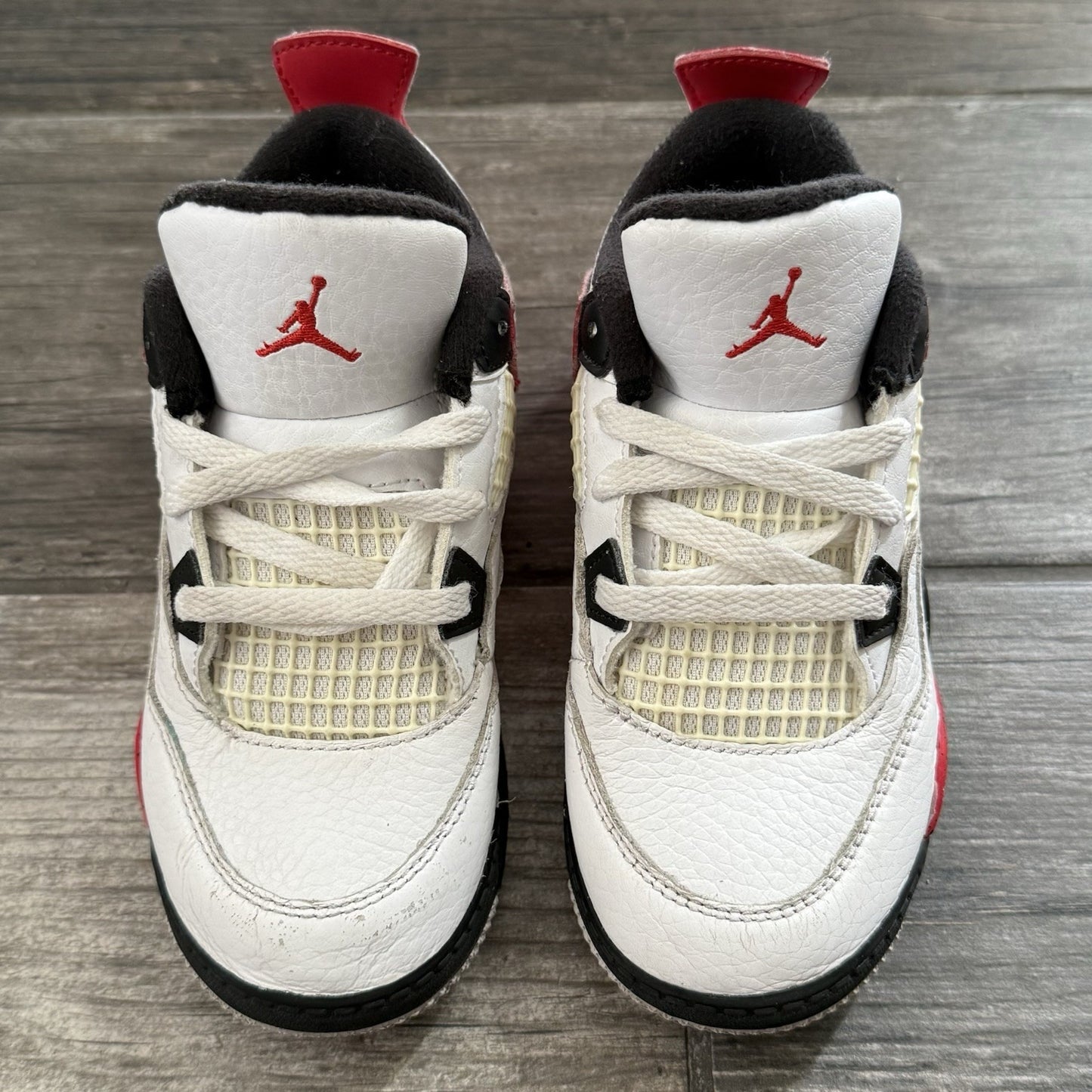 AIR JORDAN 4 AJ4 RETRO RED CEMENT BQ7670-161 WHITE BLACK SZ 10C TD NO BOX Yesterday's Fits Clothing Fashion Vintage Streetwear Fashion Item