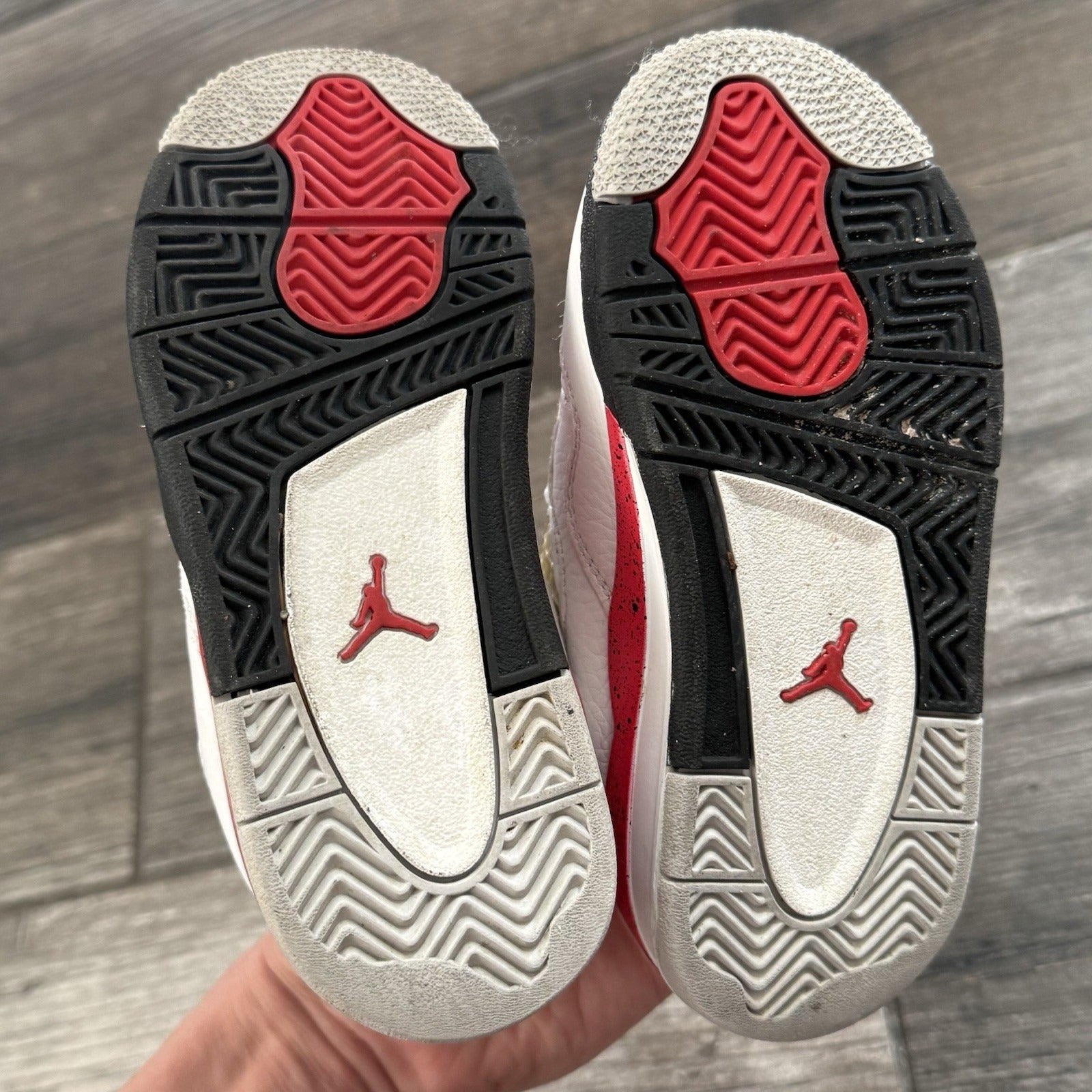 AIR JORDAN 4 AJ4 RETRO RED CEMENT BQ7670-161 WHITE BLACK SZ 10C TD NO BOX Yesterday's Fits Clothing Fashion Vintage Streetwear Fashion Item