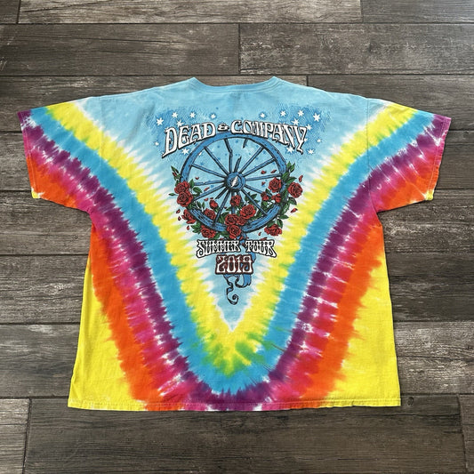 2019 GRATEFUL DEAD & COMPANY SUMMER TOUR TIE-DYE T-SHIRT 3XL BERTHA ROSES Yesterday's Fits Clothing Fashion Vintage Streetwear Fashion Item