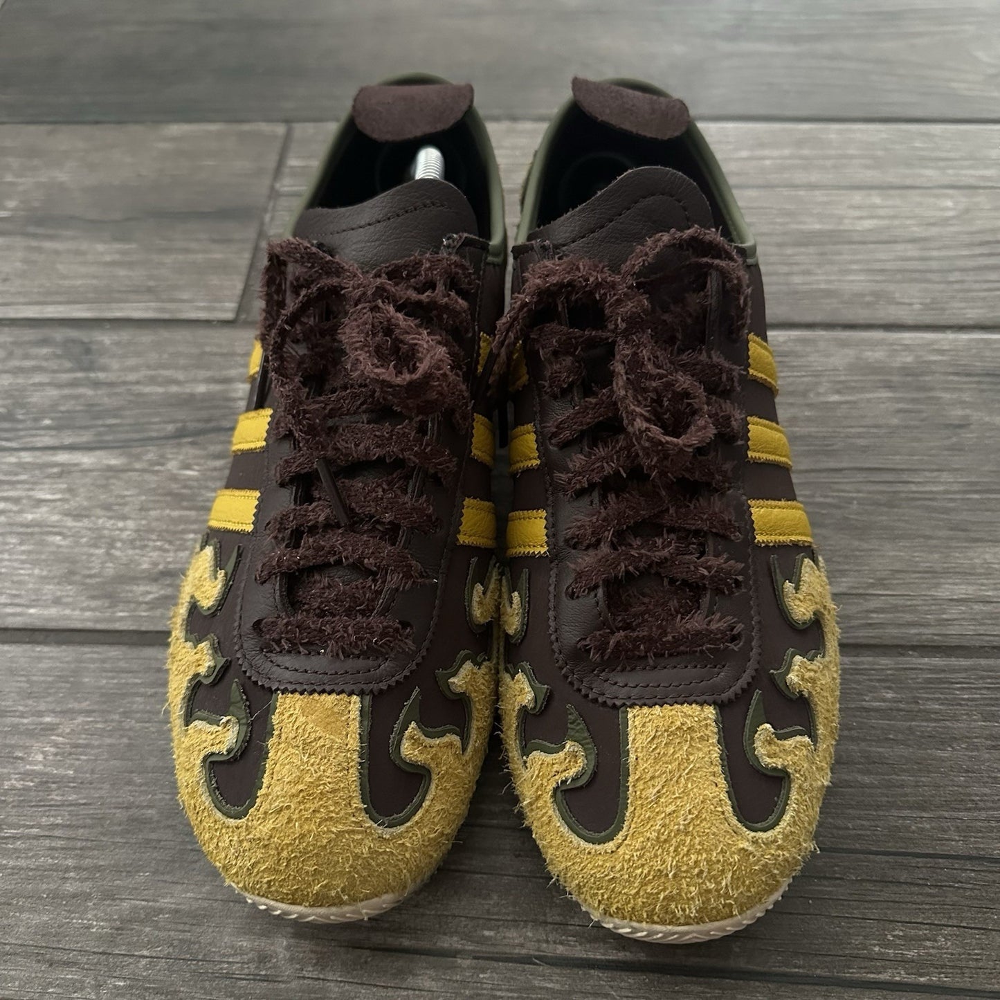 ADIDAS BRAIN DEAD JAPAN LO SHADOW BROWN HAZY YELLOW SZ 11.5 SNEAKERS JQ6789