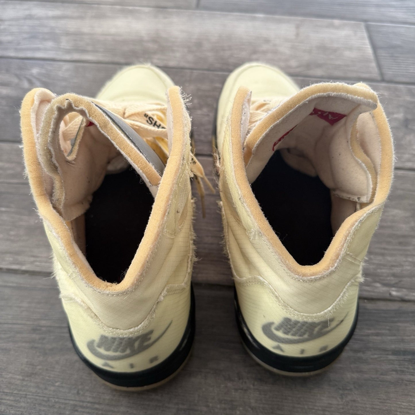 AIR JORDAN 5 AJ5 OFF WHITE SP SAIL DH8565-100 SZ 13 SNEAKERS NO BOX PREOWNED Yesterday's Fits Clothing Fashion Vintage Streetwear Fashion Item