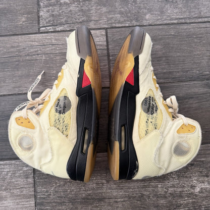 AIR JORDAN 5 AJ5 OFF WHITE SP SAIL DH8565-100 SZ 13 SNEAKERS NO BOX PREOWNED Yesterday's Fits Clothing Fashion Vintage Streetwear Fashion Item