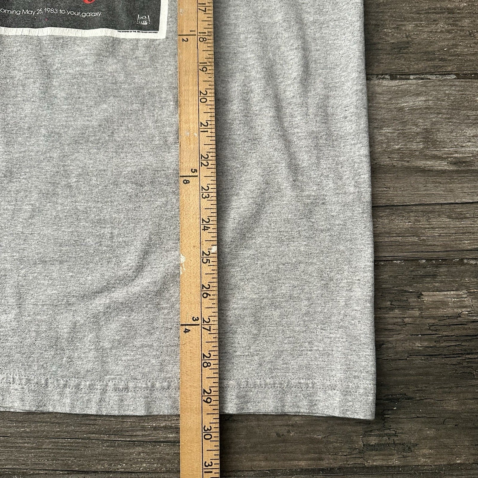 Y2K VTG STAR WARS RETURN OF THE JEDI GREY RINGER GRAPHIC MOVIE PROMO SHIRT SZ L Yesterday's Fits Clothing Fashion Vintage Streetwear Fashion Item