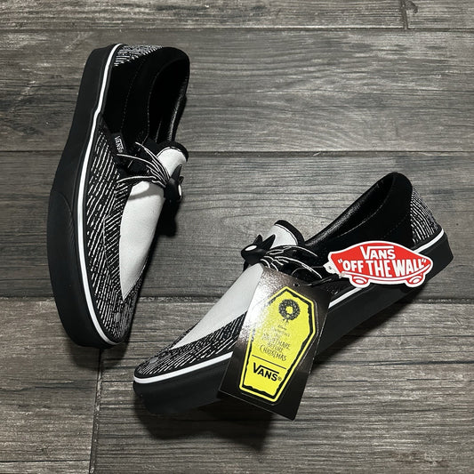 NEW VANS DISNEY NIGHTMARE BEFORE CHRISTMAS JACK SKELLINGTON SLIP ON SZ 10 NO BOX Yesterday's Fits Clothing Fashion Vintage Streetwear Fashion Item