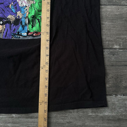 STUSSY REAL DEAL COMIX MAGAZINE COMIC GRAPHIC T-SHIRT BLACK TEE SZ XL Yesterday's Fits Clothing Fashion Vintage Streetwear Fashion Item