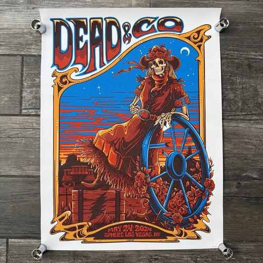 DEAD & COMPANY SPHERE LAS VEGAS MAY 24, 2024 CONCERT PROMO POSTER /1035 PO2 Yesterday's Fits Clothing Fashion Vintage Streetwear Fashion Item
