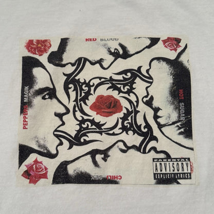 VTG RHCP RED HOT CHILI PEPPERS BLOOD SUGAR SEX MAGIK WHITE SLEEVELESS SHIRT M Yesterday's Fits Clothing Fashion Vintage Streetwear Fashion Item
