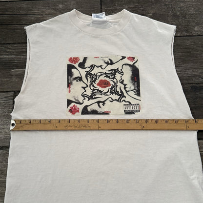 VTG RHCP RED HOT CHILI PEPPERS BLOOD SUGAR SEX MAGIK WHITE SLEEVELESS SHIRT M Yesterday's Fits Clothing Fashion Vintage Streetwear Fashion Item