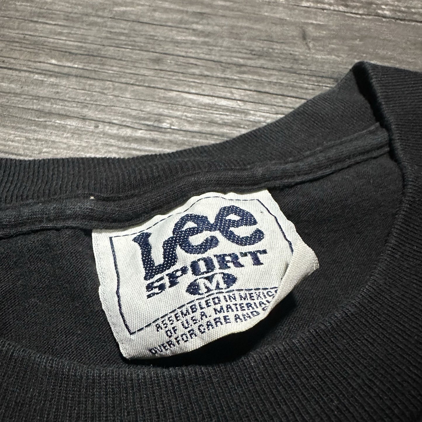 VTG 90s LEE SPORT PITTSBURGH STEELERS RAIN SHIELD T-SHIRT BLACK SZ M FOOTBALL Yesterday's Fits Clothing Fashion Vintage Streetwear Fashion Item