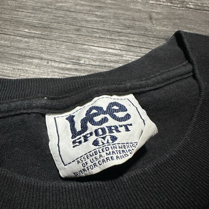 VTG 90s LEE SPORT PITTSBURGH STEELERS RAIN SHIELD T-SHIRT BLACK SZ M FOOTBALL Yesterday's Fits Clothing Fashion Vintage Streetwear Fashion Item