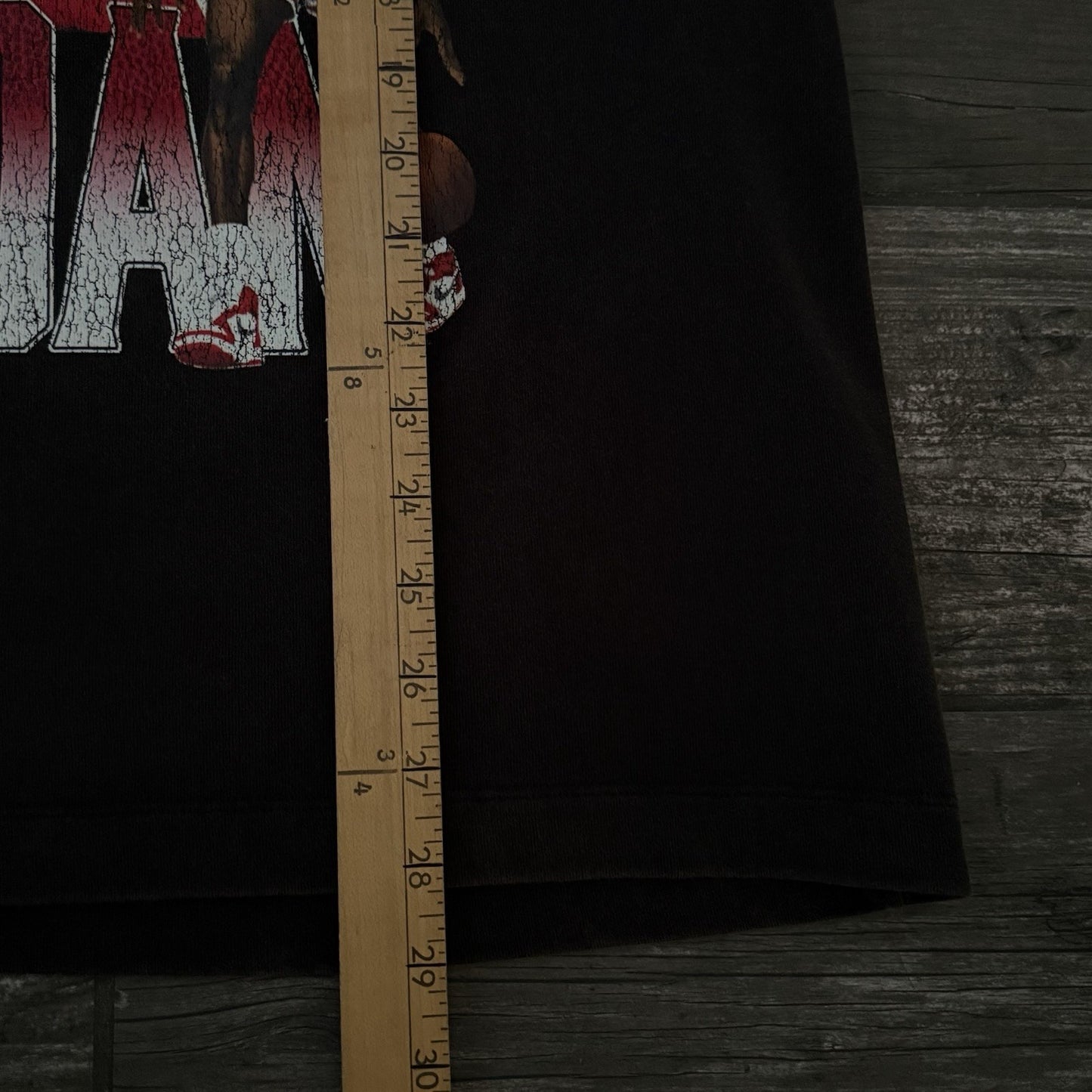 AIR JORDAN RINGS HEAVYWEIGHT 'DISTRESSED' TEE T-SHIRT SZ M OVERSIZED BASKETBALL Yesterday's Fits Clothing Fashion Vintage Streetwear Fashion Item