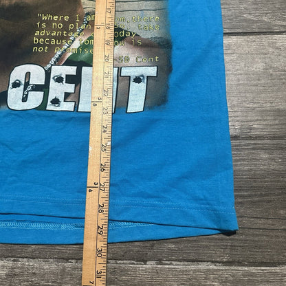 Y2K VTG G-UNIT 50 CENT HIP-HOP RAP T-SHIRT BLUE TEE TAGGED SZ L MUSIC PROMO Yesterday's Fits Clothing Fashion Vintage Streetwear Fashion Item