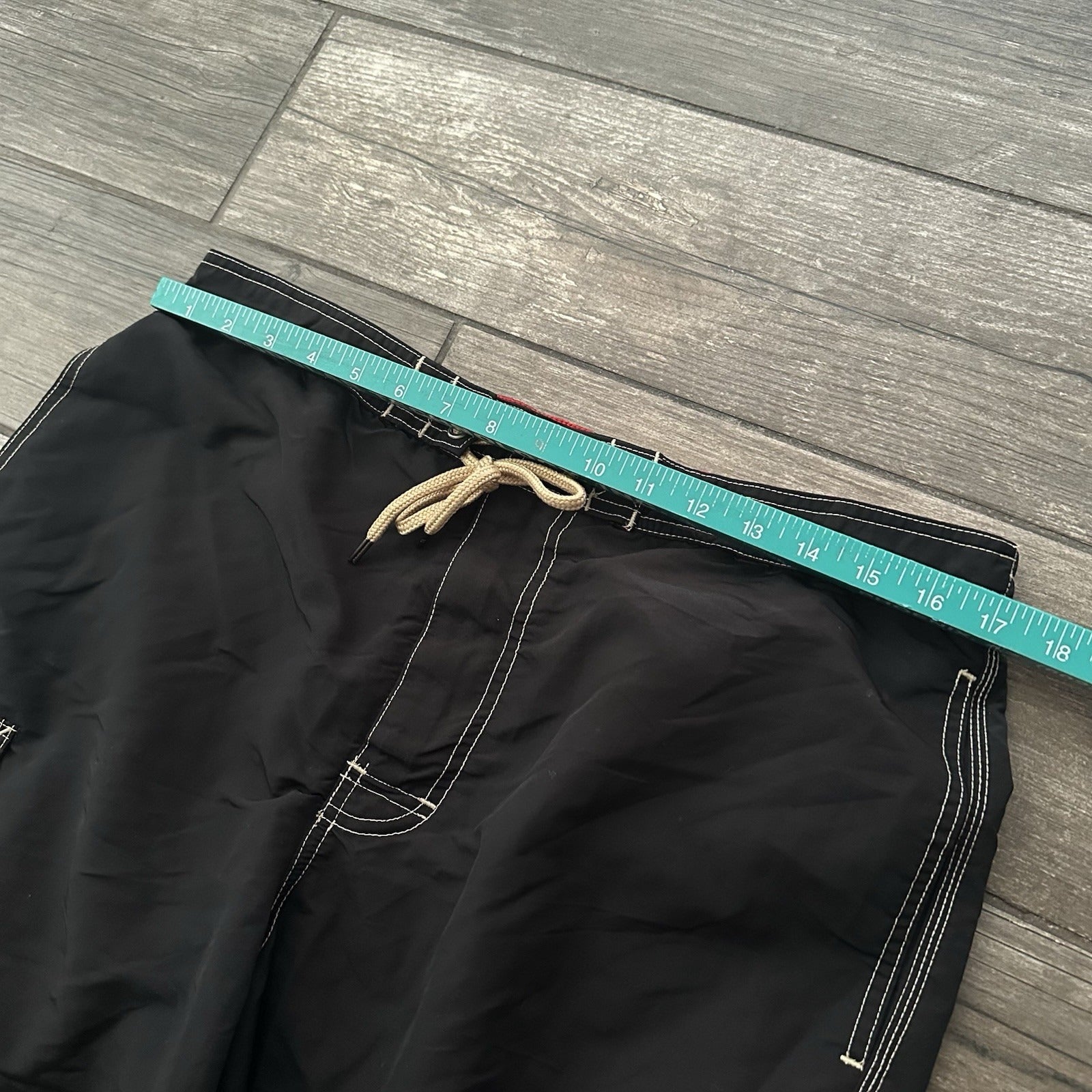 POLO RALPH LAUREN BLACK SWIM TRUNKS LINED BOARD SHORTS SZ MEN'S XL Yesterday's Fits Clothing Fashion Vintage Streetwear Fashion Item
