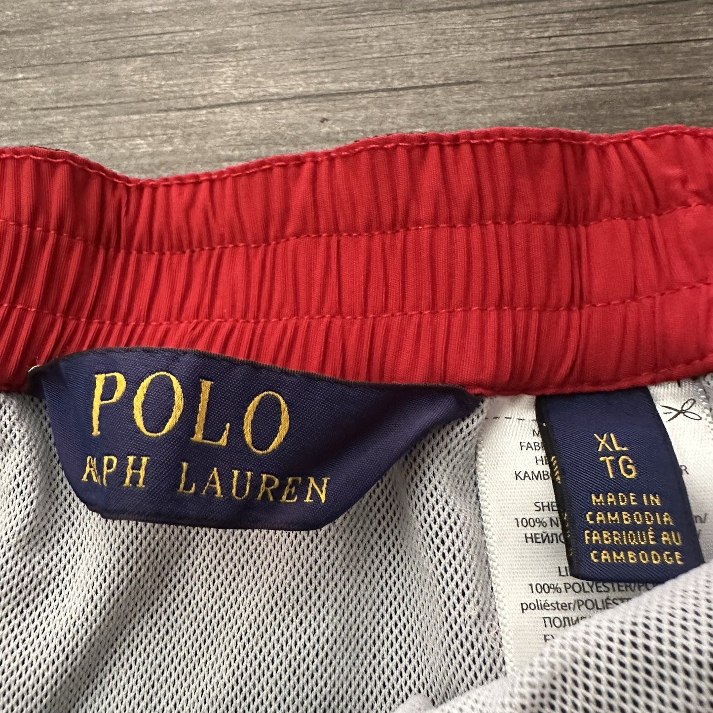 POLO RALPH LAUREN BLACK SWIM TRUNKS LINED BOARD SHORTS SZ MEN'S XL Yesterday's Fits Clothing Fashion Vintage Streetwear Fashion Item