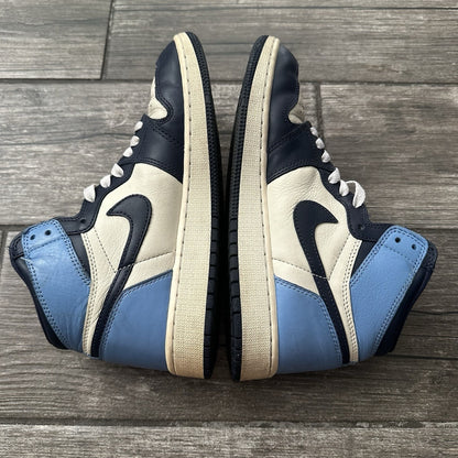 AIR JORDAN 1 HIGH OBSIDIAN GS 575441 140 NO BOX SZ 6Y YOUTH SNEAKERS BLUE S1 Yesterday's Fits Clothing Fashion Vintage Streetwear Fashion Item
