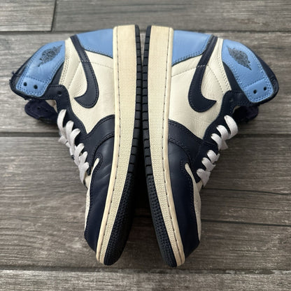 AIR JORDAN 1 HIGH OBSIDIAN GS 575441 140 NO BOX SZ 6Y YOUTH SNEAKERS BLUE S1 Yesterday's Fits Clothing Fashion Vintage Streetwear Fashion Item