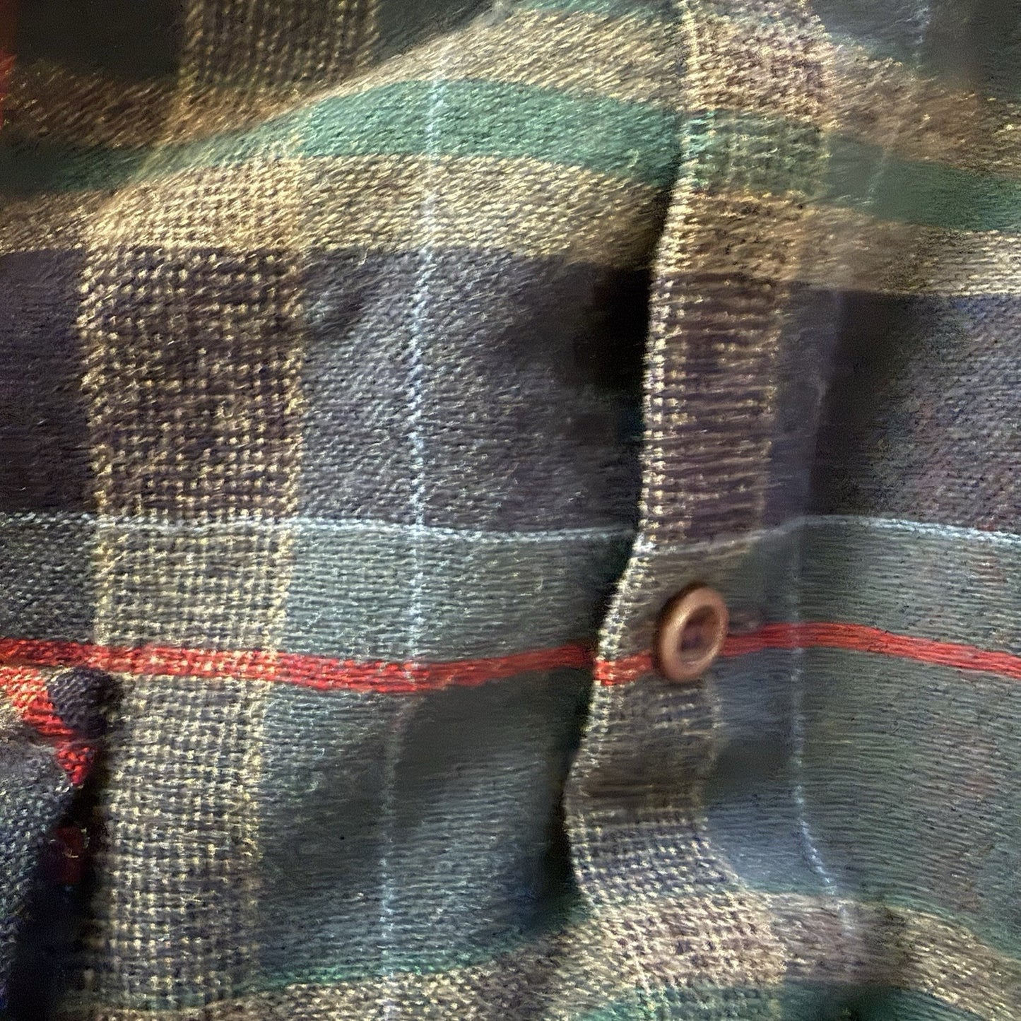 VTG PENDLETON 60s WOOL LOOP COLLAR GREEN BLUE PLAID BUTTON LONG SLEEVE SHIRT 2XL Yesterday's Fits Clothing Fashion Vintage Streetwear Fashion Item