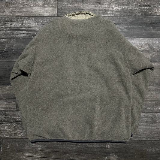 VTG PATAGONIA SYNCHILLA OATMEAL FULL ZIP FLEECE JACKET SZ XL USA MADE MILITARY Patagonia Clothing Fashion Vintage Streetwear Fashion Item