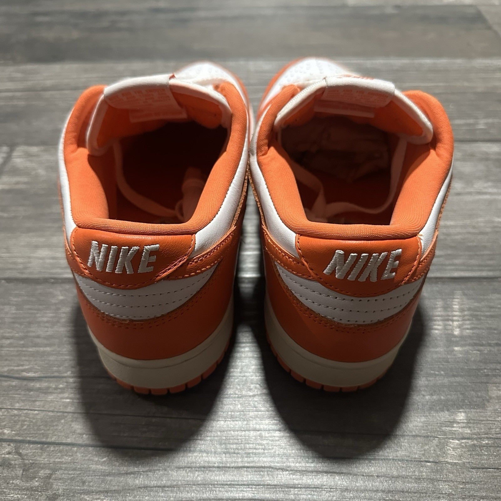 NIKE DUNK LOW SP SYRACUSE ORANGE WHITE COLLEGE CU1726 101 NO BOX SZ 10 SNEAKERS Yesterday's Fits Clothing Fashion Vintage Streetwear Fashion Item