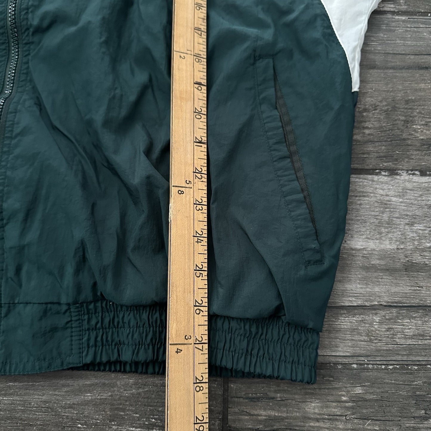 VTG 90s UMBRO GREEN WHITE BLACK WINDBREAKER JACKET SOCCER ATHLETIC SZ XL Yesterday's Fits Clothing Fashion Vintage Streetwear Fashion Item