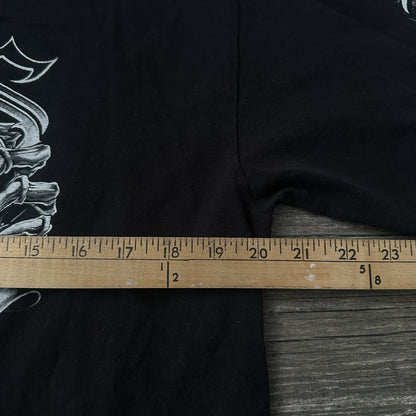 2023 STURGIS BIKE MOTORCYCLES BLACK LONG SLEEVE SKELETONS SKULLS QUAD HIT SZ L Yesterday's Fits Clothing Fashion Vintage Streetwear Fashion Item
