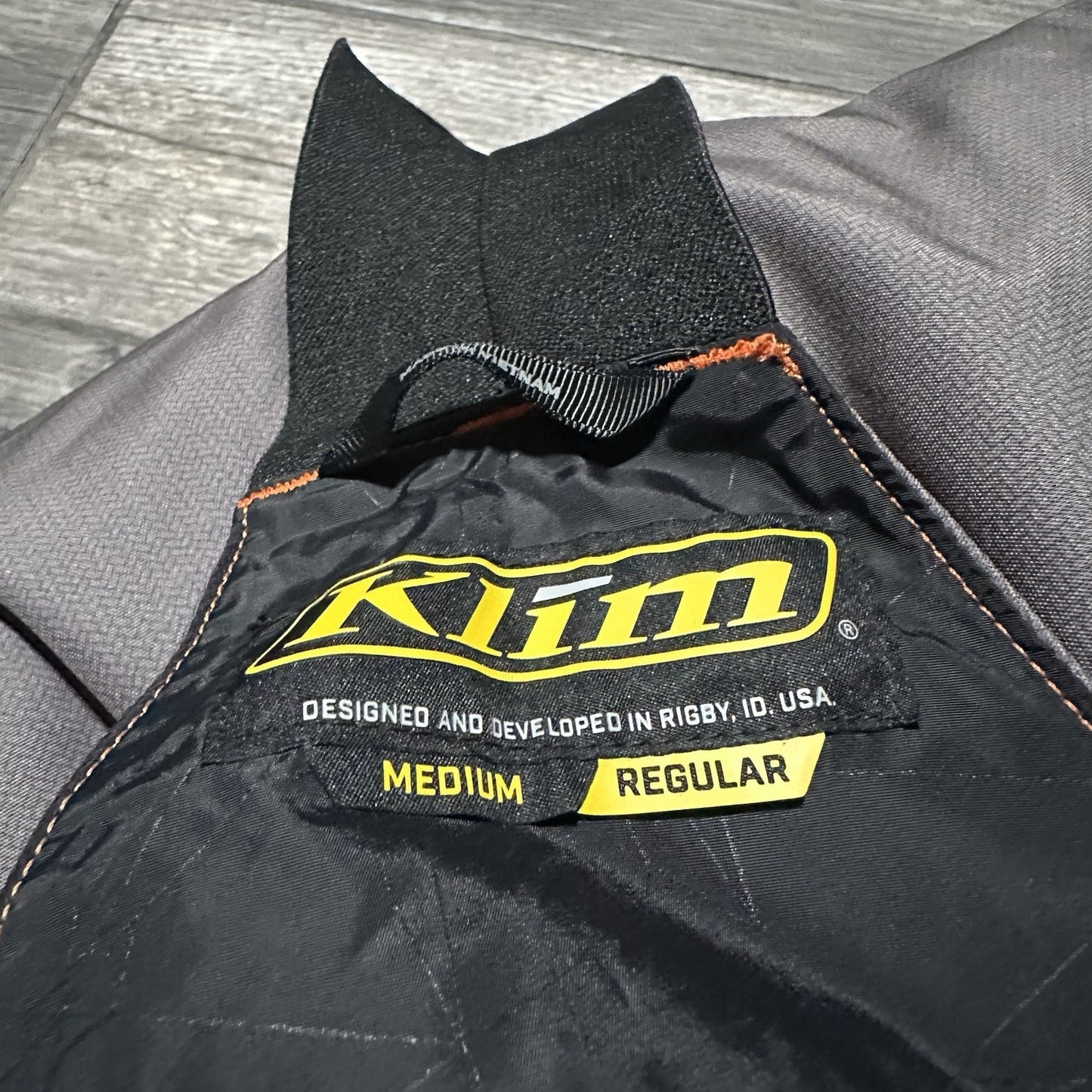 KLIM KAOS SERIES SNOWMOBILE SNOW BIB PANTS M ORANGE GREY BLACK WHITE GORE-TEX Yesterday's Fits Clothing Fashion Vintage Streetwear Fashion Item