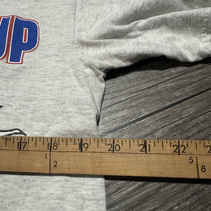 VTG 1994 US SOCCER WORLD CUP BREAKTHROUGH GREY T-SHIRT SZ L NUTMEG TEAM USA Yesterday's Fits Clothing Fashion Vintage Streetwear Fashion Item