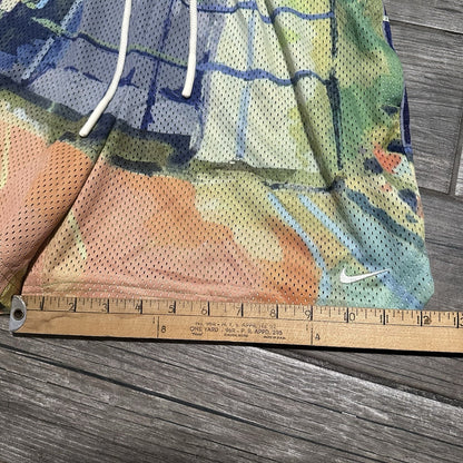 NIKE DRI-FIT 5" AOP ALL OVER PRINT MESH BASKETBALL SHORTS MULTICOLOR SZ S CITY Yesterday's Fits Clothing Fashion Vintage Streetwear Fashion Item