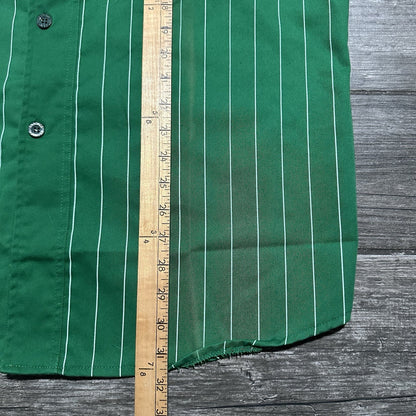 VTG 80s STARTER OALAND ATHLETICS A'S GREEN PINSTRIPE BASEBALL JERSEY SZ XL Yesterday's Fits Clothing Fashion Vintage Streetwear Fashion Item