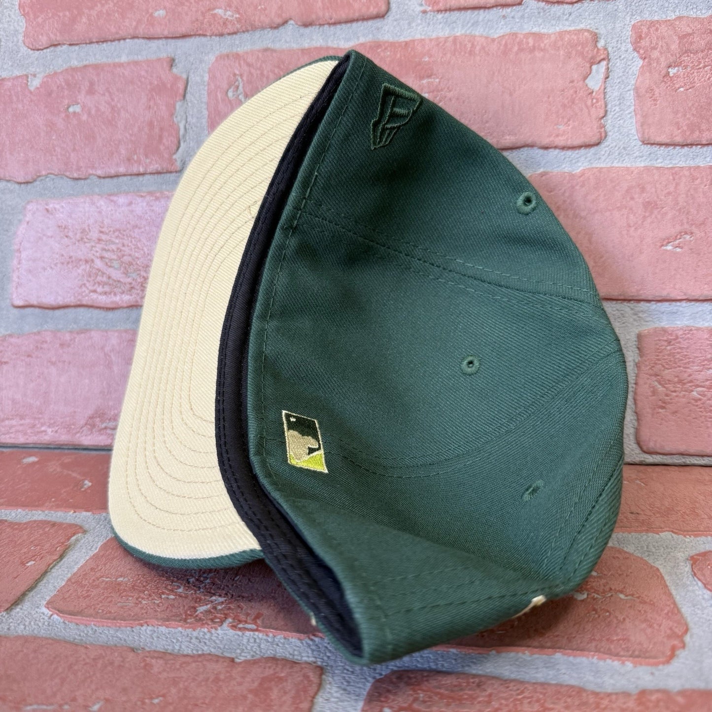 NEW ERA TORONTO BLUE JAYS GREEN CROCODILE PACK FITTED BASEBALL HAT YELLOW SZ 7 Yesterday's Fits Clothing Fashion Vintage Streetwear Fashion Item